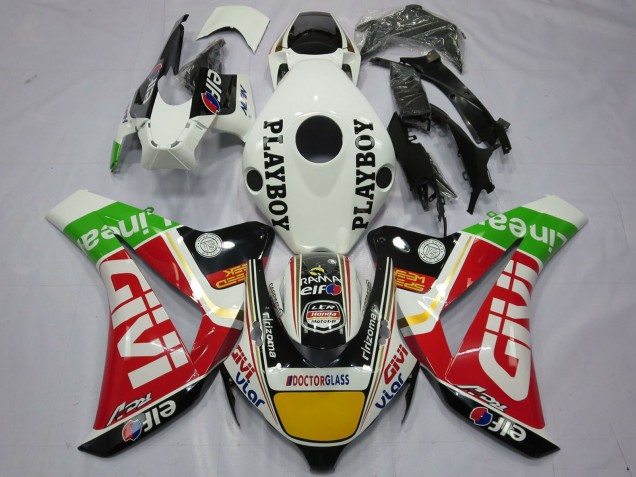 2008-2011 White Red Yellow Green Black Givi Playboy Honda CBR1000RR Motorcycle Fairings UK