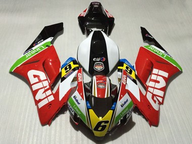 Buy 2004-2005 White Red Green Yellow Glossy Black Givi 6 Honda CBR1000RR Motorcycle Fairings UK