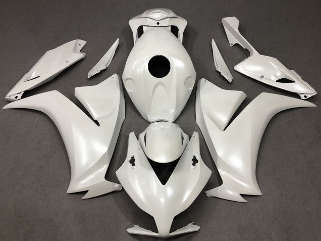 2012-2016 Pearl White Honda CBR1000RR Motorcycle Fairings UK