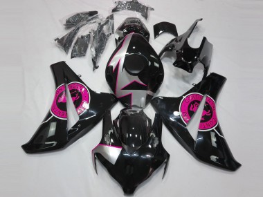 Buy 2008-2011 Silver Pink Glossy Black Honda CBR1000RR Motorcycle Fairings UK