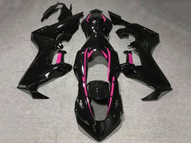 Buy 2017-2024 Glossy Black Pink Lining Honda CBR1000RR Motorcycle Fairings UK