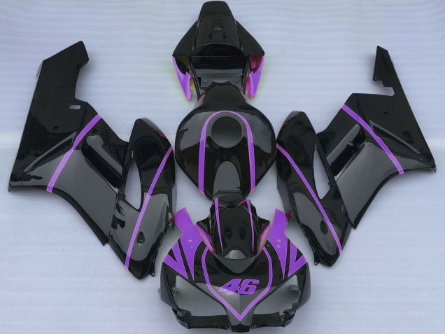2004-2005 Glossy Black Purple Honda CBR1000RR Motorcycle Fairings UK