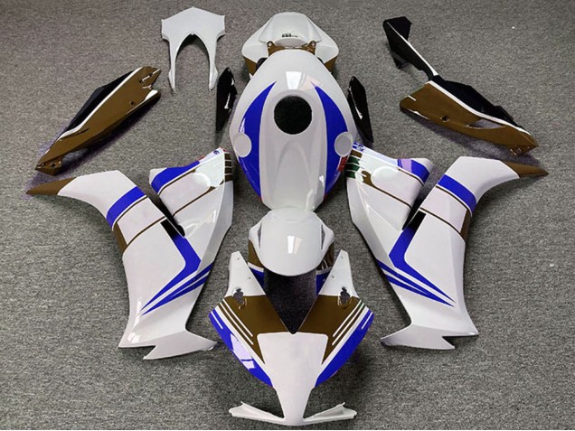 2012-2016 White Blue Brown Honda CBR1000RR Motorcycle Fairings UK