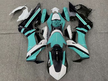 Buy 2017-2024 White Cyan Blue Glossy Black Honda CBR1000RR Motorcycle Fairings UK