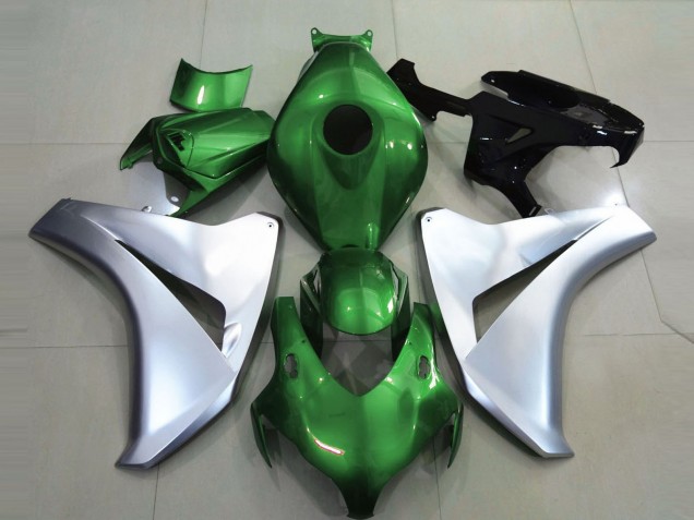 2008-2011 Silver Green Honda CBR1000RR Motorcycle Fairings UK