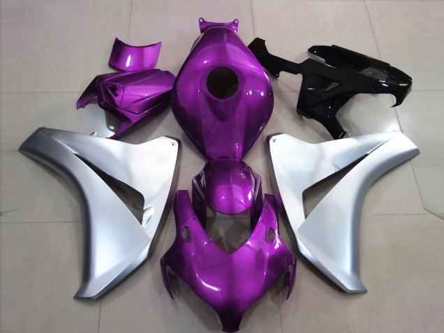 2008-2011 Silver Purple Honda CBR1000RR Motorcycle Fairings UK