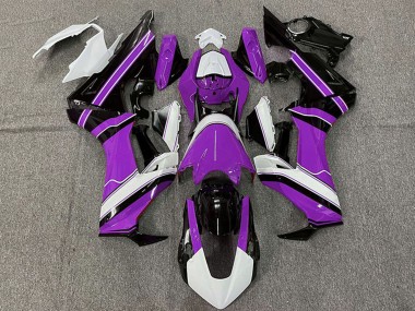 Buy 2017-2024 White Purple Glossy Black Honda CBR1000RR Motorcycle Fairing UK