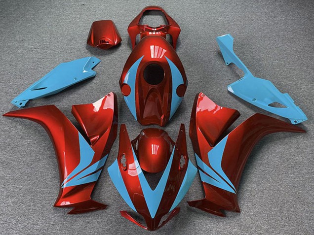 2012-2016 Red Light Blue Honda CBR1000RR Motorcycle Fairings UK
