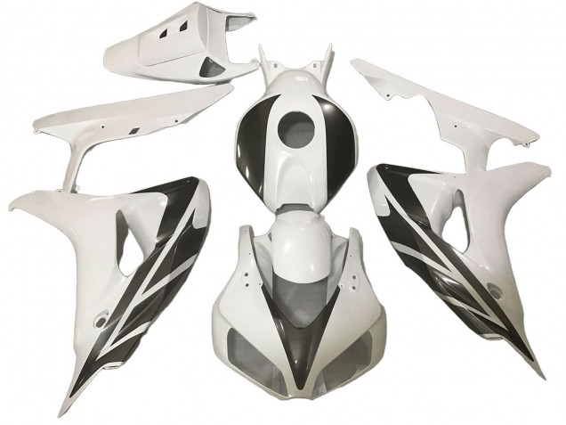2006-2007 White Black Stripe Honda CBR1000RR Motorcycle Fairings UK
