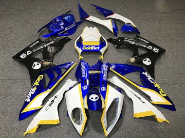 Buy 2012-2016 White Blue Yellow Glossy Black GoldBet Honda CBR1000RR Motorcycle Fairings UK
