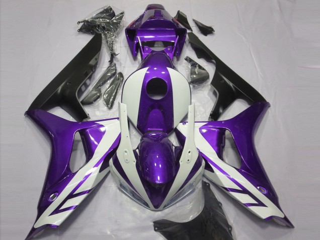 2006-2007 Purple White Matte Black Honda CBR1000RR Motorcycle Fairings UK