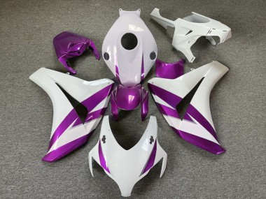 Buy 2008-2011 White Purple Honda CBR1000RR Motorcycle Fairings UK