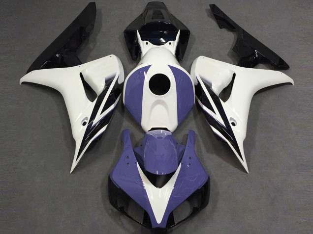 2006-2007 White Blue Glossy Black Honda CBR1000RR Motorcycle Fairings UK