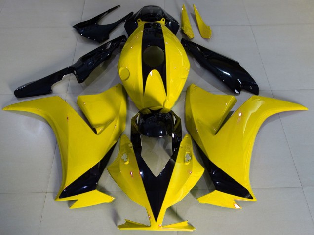 2012-2016 Yellow Glossy Black Honda CBR1000RR Motorcycle Fairings UK