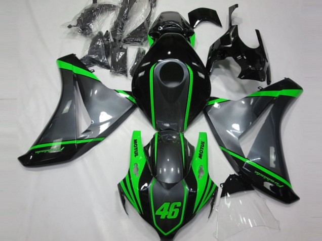 2008-2011 Grey Green Matte Black Motul 46 Honda CBR1000RR Motorcycle Fairings UK