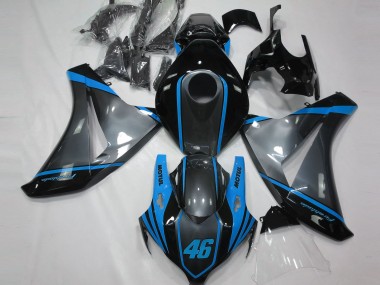 Buy 2008-2011 Grey Blue Matte Black Motul 46 Honda CBR1000RR Motorcycle Fairings UK