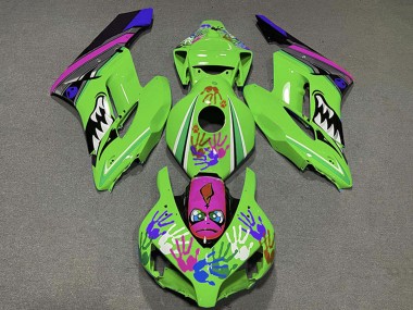 Buy 2004-2005 Green Purple Blue Black Shark Honda CBR1000RR Motorcycle Fairings UK