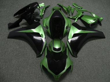 Buy 2008-2011 Green Glossy Black Custom Honda CBR1000RR Motorcycle Fairings UK