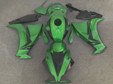Buy 2012-2016 Green Glossy Black Style Honda CBR1000RR Motorcycle Fairings UK