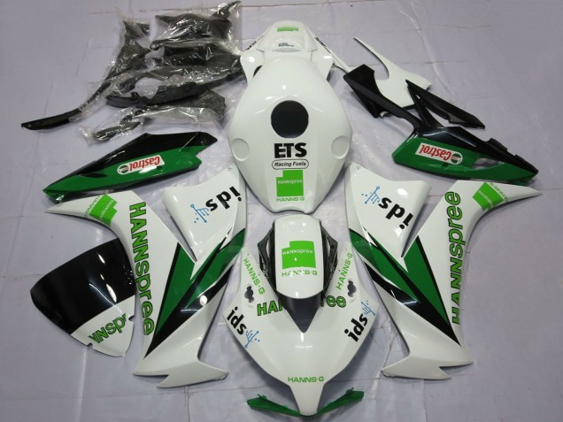 2012-2016 White Green Glossy Black Hannspree Castrol Honda CBR1000RR Motorcycle Fairings UK