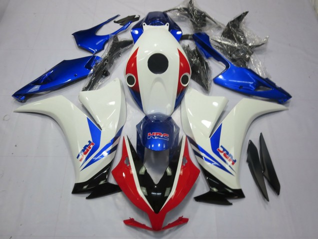 2012-2016 White Blue Red HRC Honda CBR1000RR Motorcycle Fairings UK