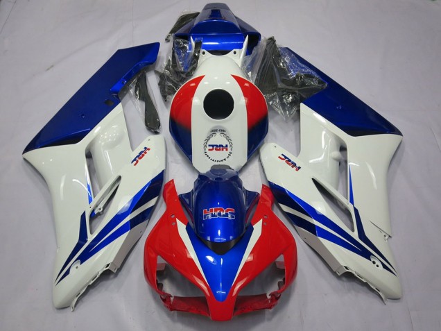 2004-2005 White Blue Red HRC OEM Style Honda CBR1000RR Motorcycle Fairings UK
