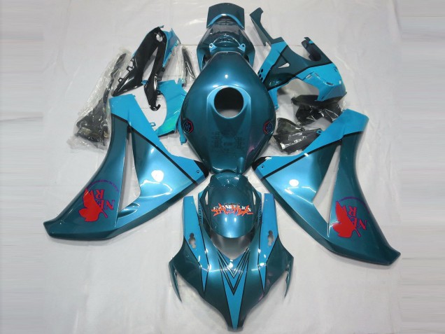2008-2011 Teal Blue Red Honda CBR1000RR Motorcycle Fairings UK