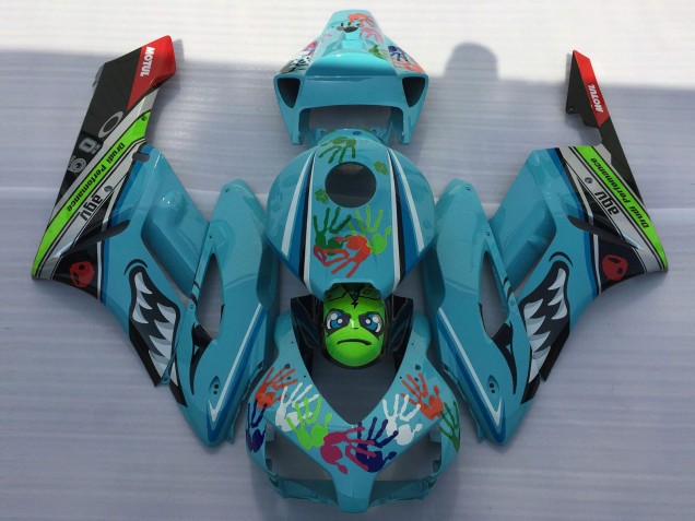 2004-2005 Blue Green Black Red Shark Honda CBR1000RR Motorcycle Fairings UK
