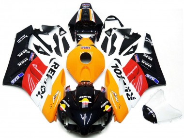 Buy 2004-2005 Orange White Red Glossy Black Repsol Honda CBR1000RR Motorcycle Fairing Kits UK