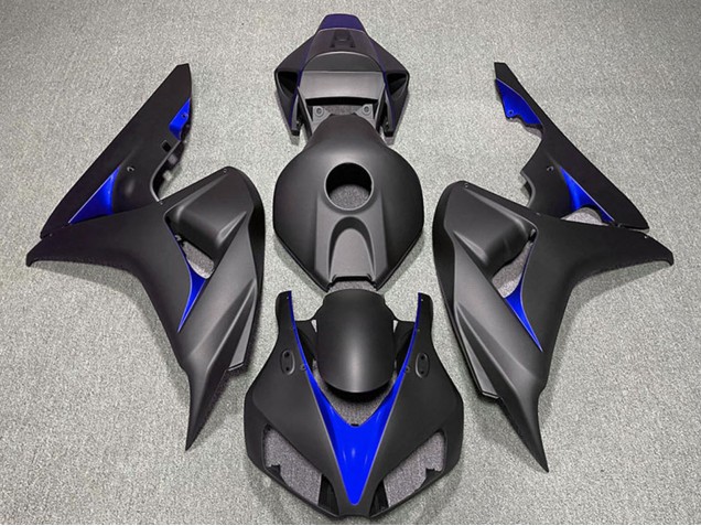 2006-2007 Matte Black Blue Honda CBR1000RR Motorcycle Fairings UK