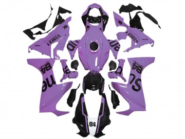 Buy 2017-2024 Milky Purple Glossy Black Street Flava Honda CBR1000RR Motorcycle Fairings UK