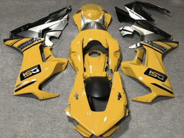 Buy 2017-2024 Mustard Yellow White Silver Glossy Black DSI Honda CBR1000RR Motorcycle Fairings UK