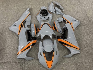 Buy 2017-2024 Nardo Grey with Orange Stripe Honda CBR1000RR Motorcycle Fairings UK