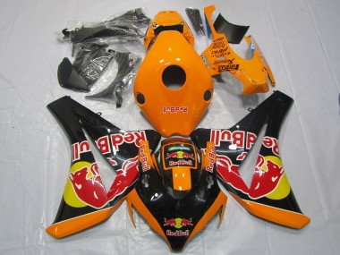 Buy 2008-2011 Orange Yellow Glossy Black Red Bull Honda CBR1000RR Motorcycle Fairings UK