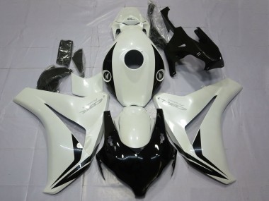Buy 2008-2011 Pearl White Glossy Black Honda CBR1000RR Motorcycle Fairings UK