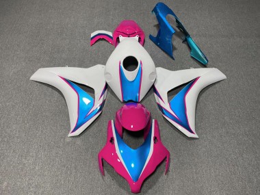 Buy 2008-2011 White Blue Pink Honda CBR1000RR Motorcycle Fairings UK