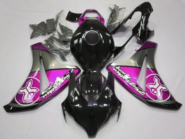 Buy 2008-2011 Grey Pink Glossy Black Honda CBR1000RR Motorcycle Fairings UK