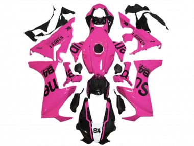 Buy 2017-2024 Pink Glossy Black Street Flava Honda CBR1000RR Motorcycle Fairings UK
