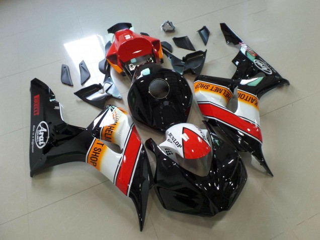 2006-2007 Orange White Red Glossy Black Pirelli Racing Honda CBR1000RR Motorcycle Fairings UK
