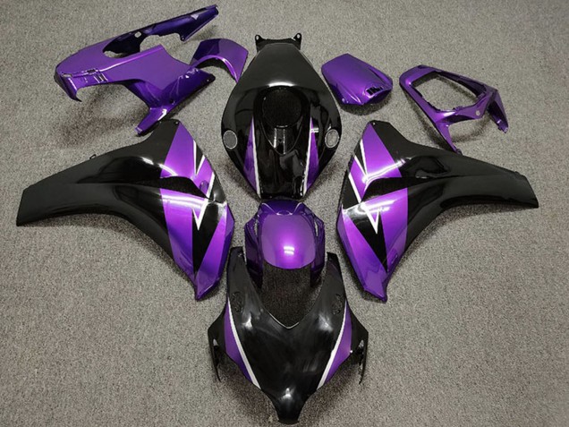2008-2011 Purple Glossy Black Honda CBR1000RR Motorcycle Fairings UK