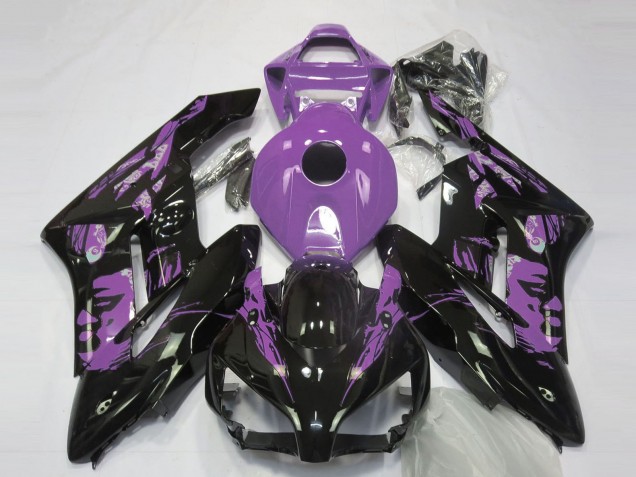 2004-2005 Light Purple Glossy Black Le Mis Honda CBR1000RR Motorcycle Fairings UK