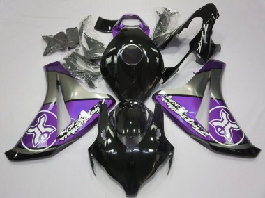 Buy 2008-2011 Purple Grey Glossy Black Honda CBR1000RR Motorcycle Fairings UK