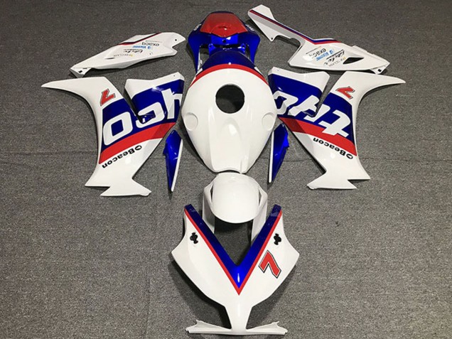 2012-2016 White Red Blue Tyco Honda CBR1000RR Motorcycle Fairings UK