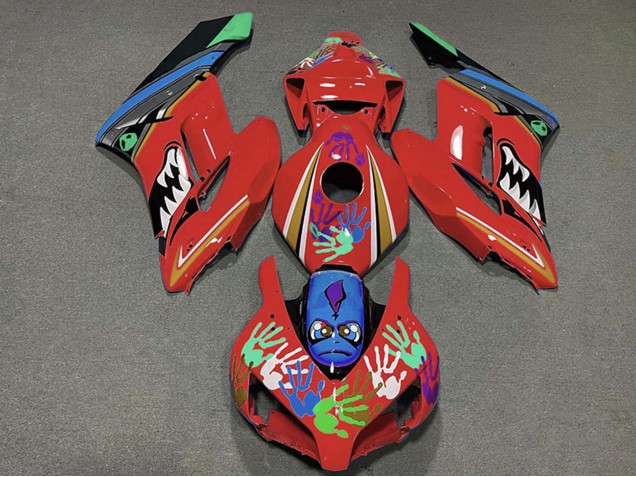 2004-2005 Red Blue Green Black Shark Honda CBR1000RR Motorcycle Fairings UK