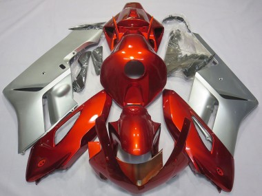 Buy 2004-2005 Silver Red Honda CBR1000RR Motorcycle Fairings UK