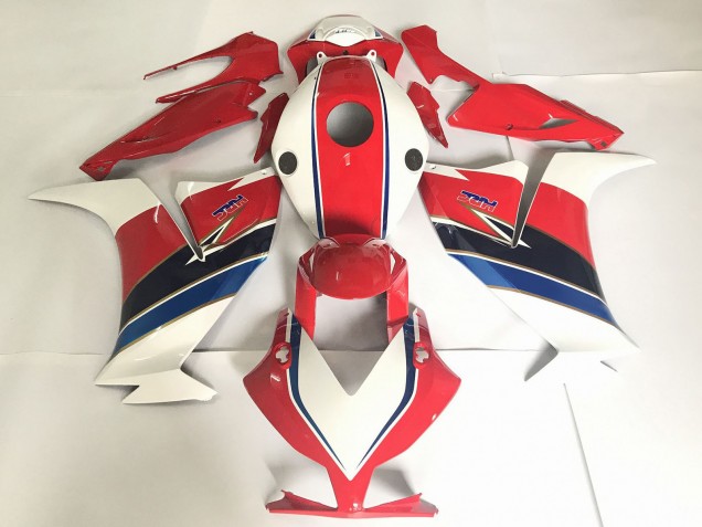 2012-2016 White Red Blue Honda CBR1000RR Motorcycle Fairing UK