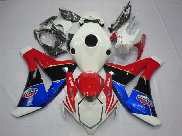 2008-2011 White Red Blue Glossy Black Honda CBR1000RR Motorcycle Fairings UK