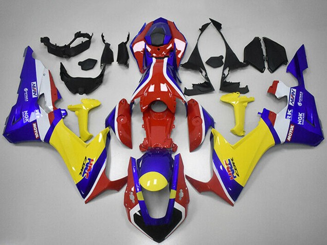 2017-2024 White Red Blue Yellow HRC Honda CBR1000RR Motorcycle Fairings UK