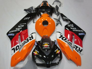 Buy 2004-2005 Orange White Red Glossy Black Repsol Honda CBR1000RR Motorcycle Fairing UK