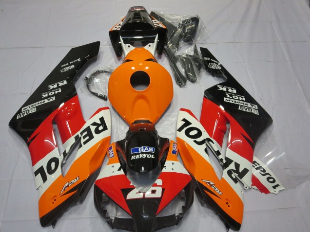 2004-2005 Orange White Red Glossy Black Repsol 26 Honda CBR1000RR Motorcycle Fairings UK